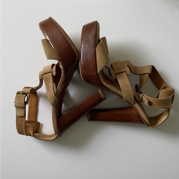 Ralph Lauren Collection suede high heel sandals size 8 - Picture 5 of 16